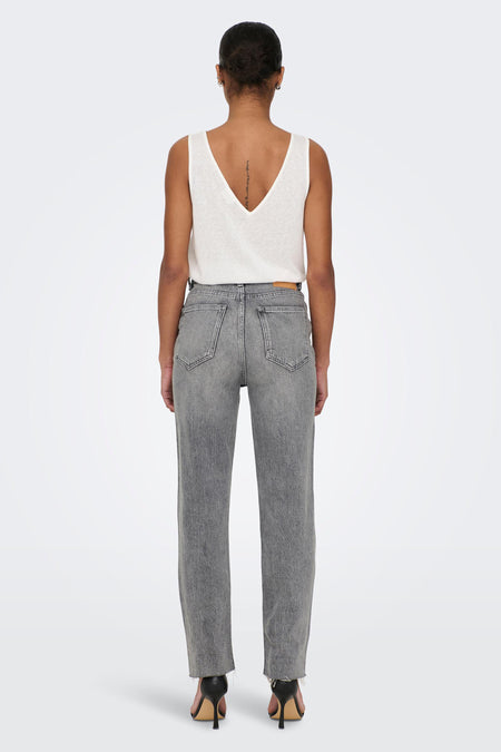 Mom Jeans Grijs - ONLY®