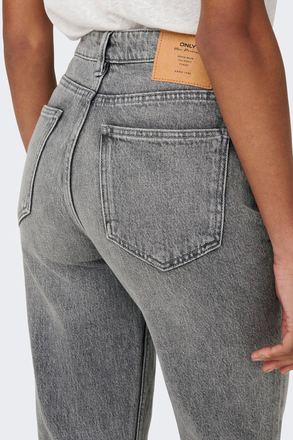 Mom Jeans Grijs - ONLY®