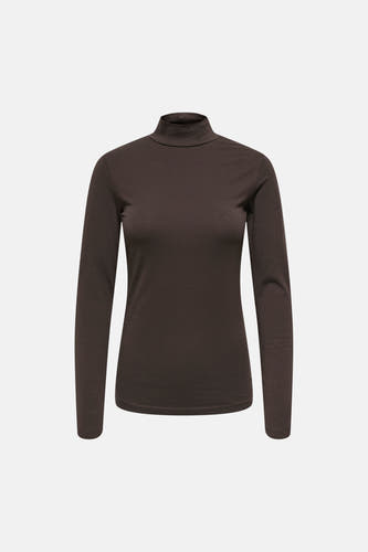 Top uni manche longue brun - JDY