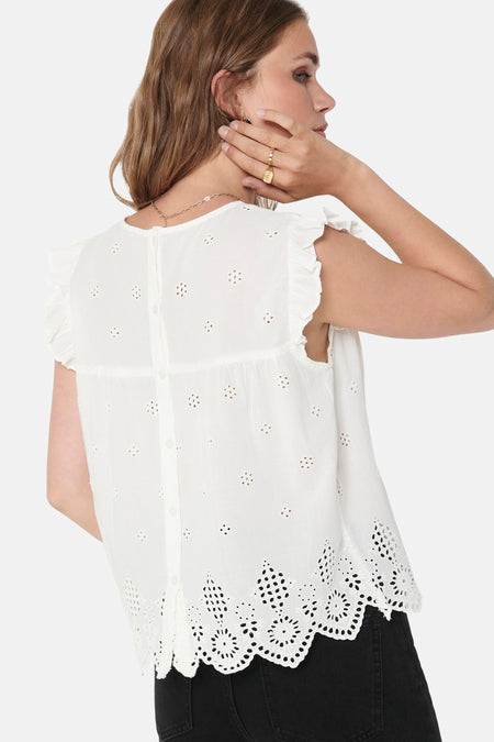 ONLSILLA S/L FRILL TOP WVN NOOS