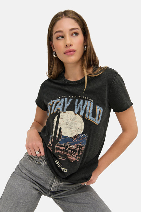 T-shirt met korte mouwen - zwart