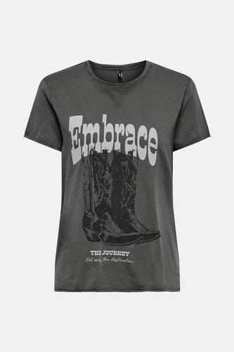 T-shirt met korte mouwen - grijs - ONLY®