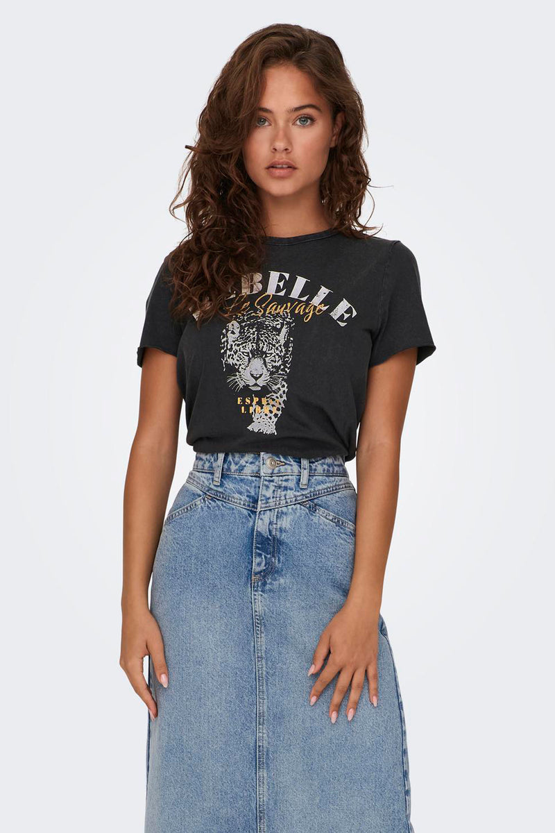 T-shirt (korte mouwen) Zwart - ONLY®