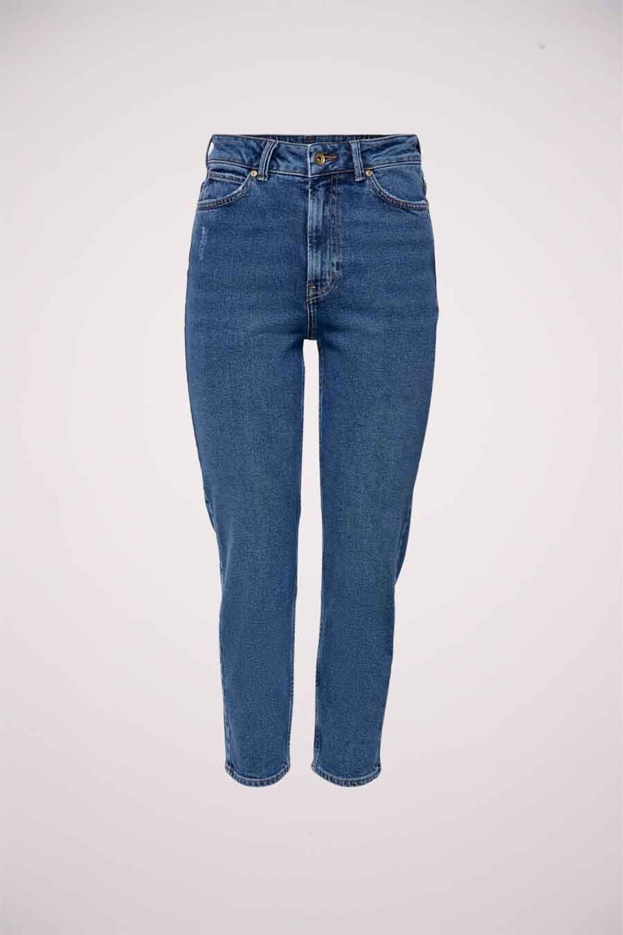 Jean droit - denim bleu moyen