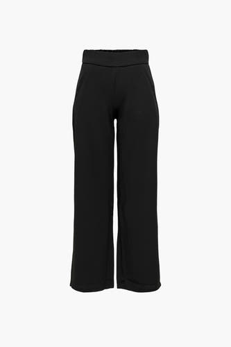 Pantalon de costume noir de JDY, sans motif et avec des jambes larges.