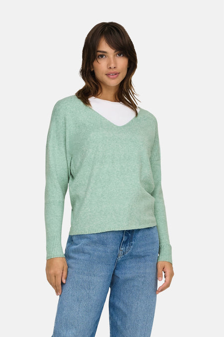 ONLRICA LIFE L/S V-NECK PULLO KNT NOOS