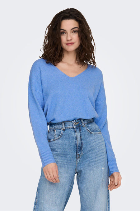 ONLRICA LIFE L/S V-NECK PULLO KNT NOOS