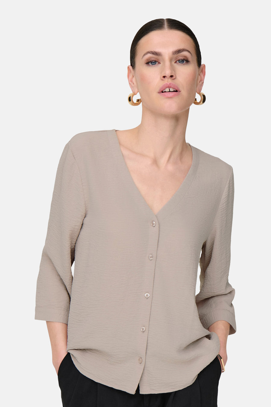 Blouse - beige - JDY