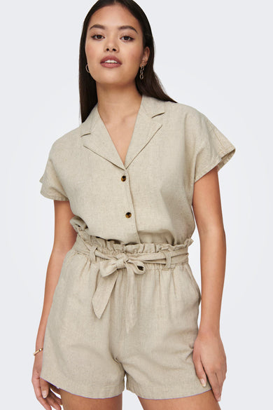 JDYSAY MW LINEN SHORTS WVN NOOS