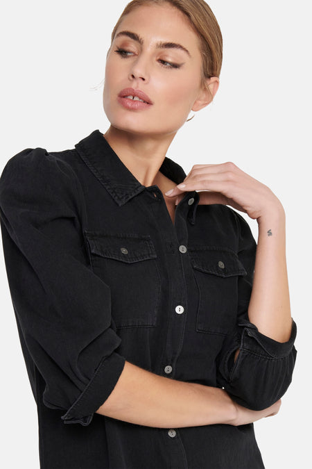 Kort kleedje - denim