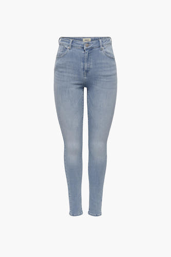 Jean skinny bleu clair de ONLY, dans un look denim classique, avec une taille haute.