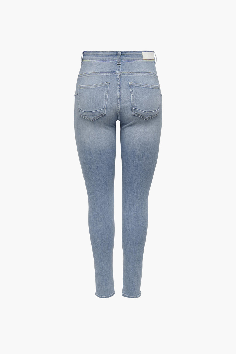 Jean skinny bleu clair d'ONLY, avec des poches arrière et une subtile texture denim.
