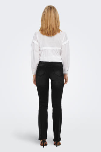 Bootcut jeans - black denim
