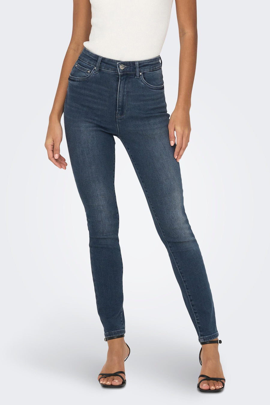 Skinny jeans - blue black denim