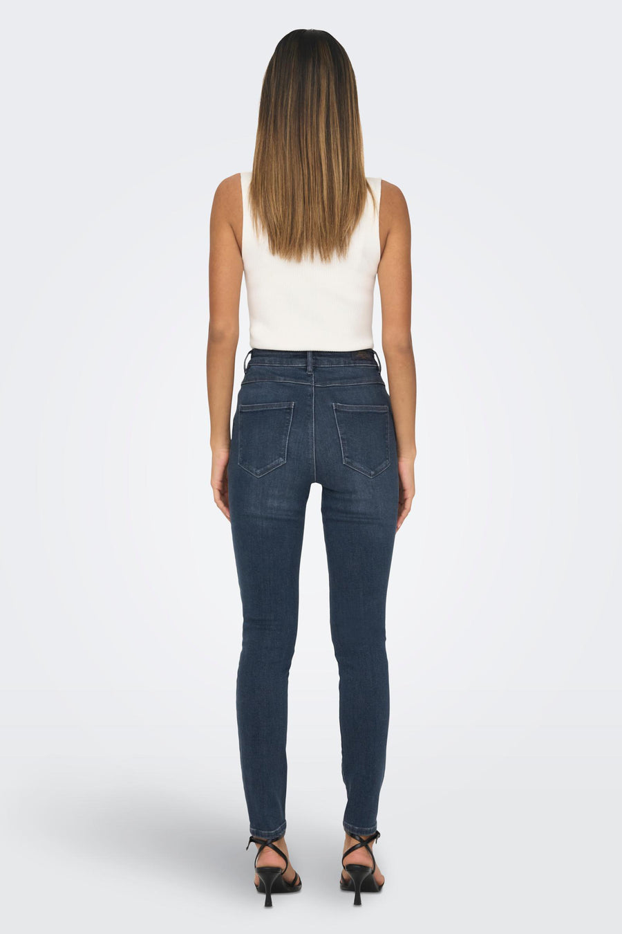 Skinny jeans - blue black denim