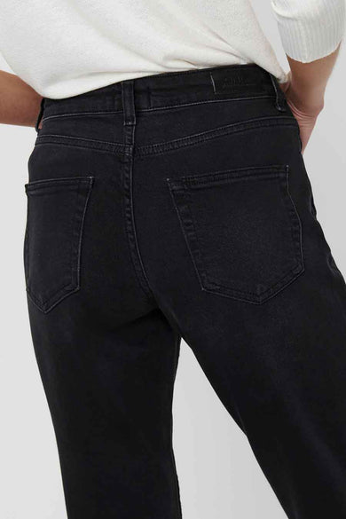 Mom jeans - dark grey denim