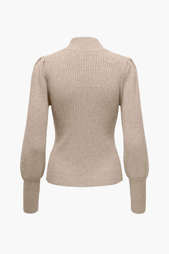 Pull à col rond - beige - ONLY®