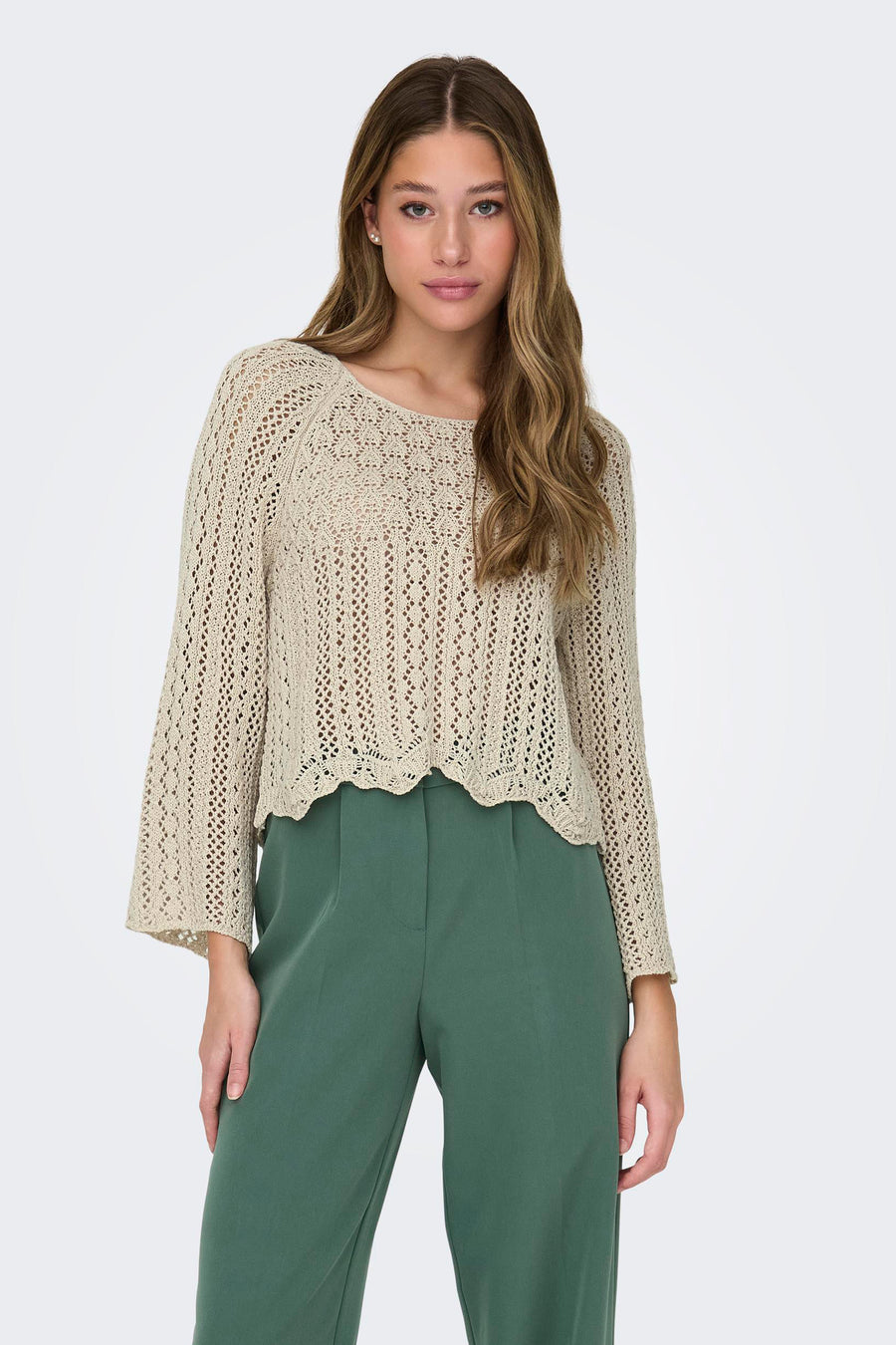 ONLNOLA LIFE  3/4 PULLOVER KNT NOOS - ONLY®