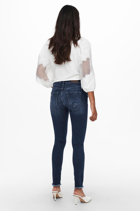 BLUSH SKINNY - dark blue denim