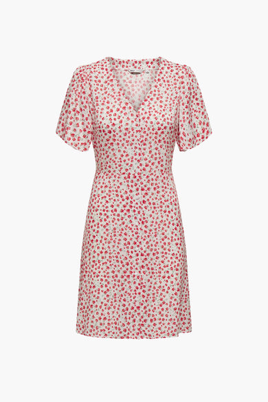 ONLEVIDA S/S SHORT DRESS WVN NOOS
