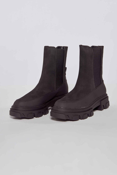 ONLTOLA-1 NUBUCK PU CHUNKY BOOT - NOOS