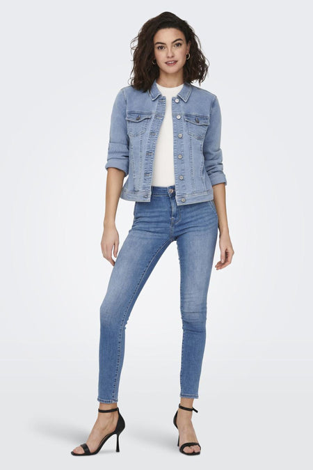 Korte jas Light blue denim - ONLY®
