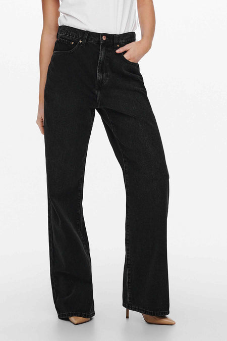 Wide jeans - dark grey denim