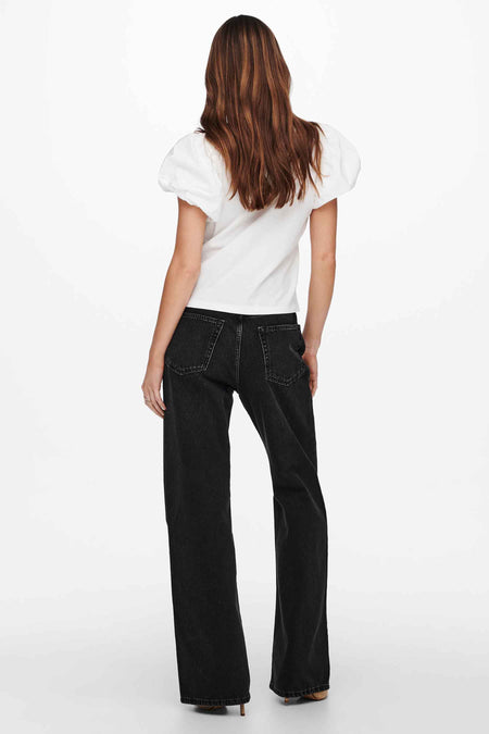 Wide jeans - dark grey denim
