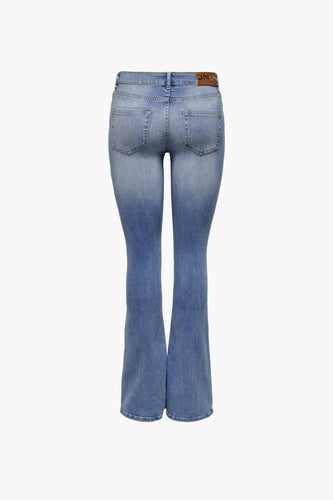 BLUSH FLARE - light blue denim