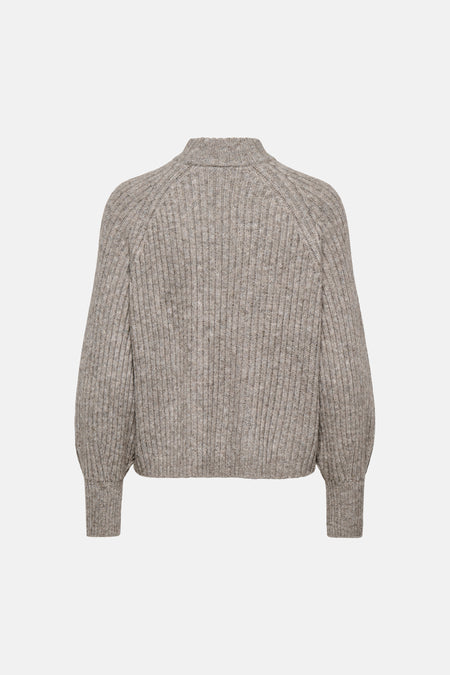 Pull col O beige - ONLY®