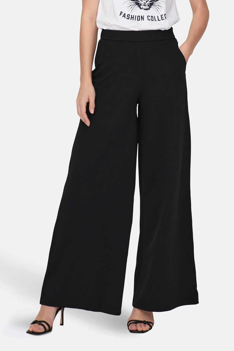 JDYTANJA LIFE WIDE FLOWY PANT JRS NOOS