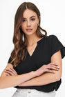 Blouse (korte mouwen) Zwart - JDY