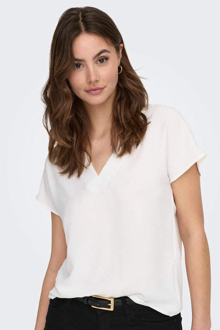 JDYLION S/S TOP WVN NOOS