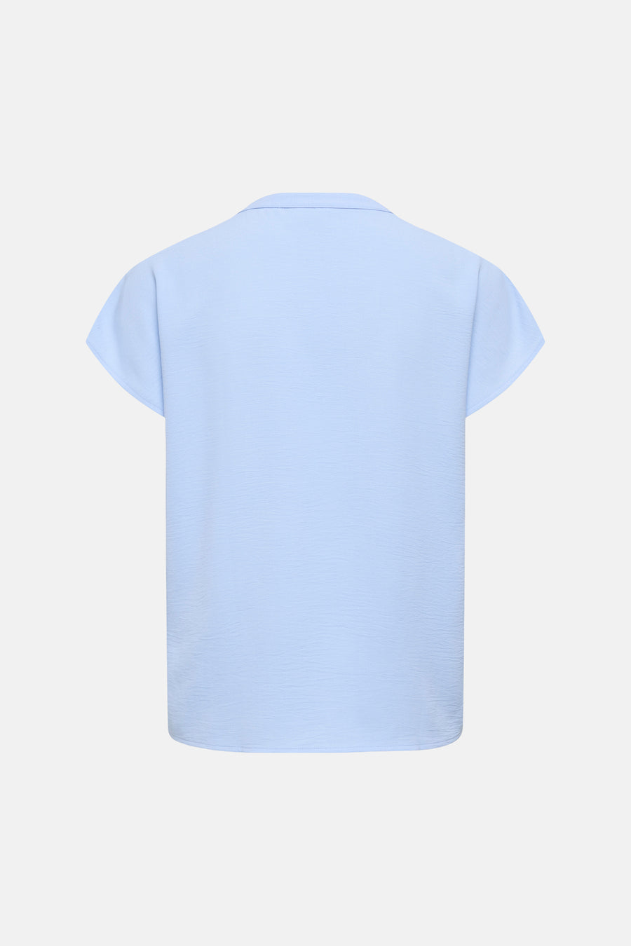 Blouse met korte mouwen - blauw
