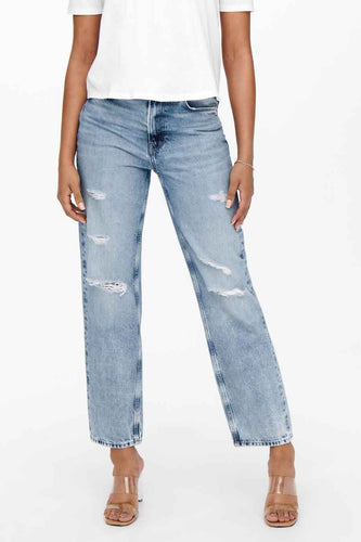 Boyfriend jeans - light blue denim