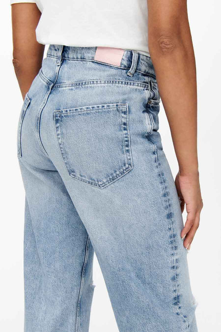 Boyfriend jeans - light blue denim
