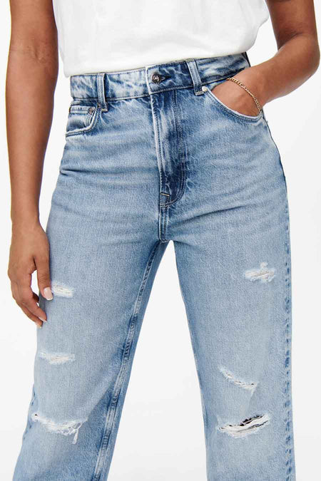 Boyfriend jeans - light blue denim