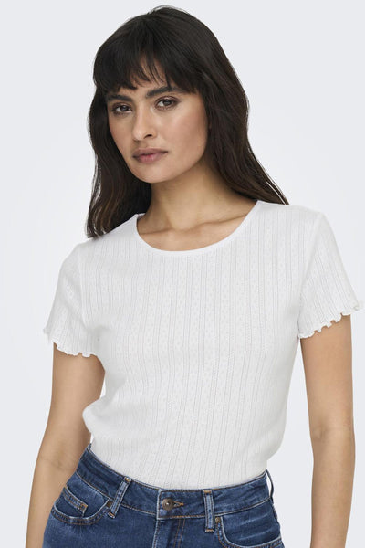 Top (korte mouwen) Wit - ONLY®