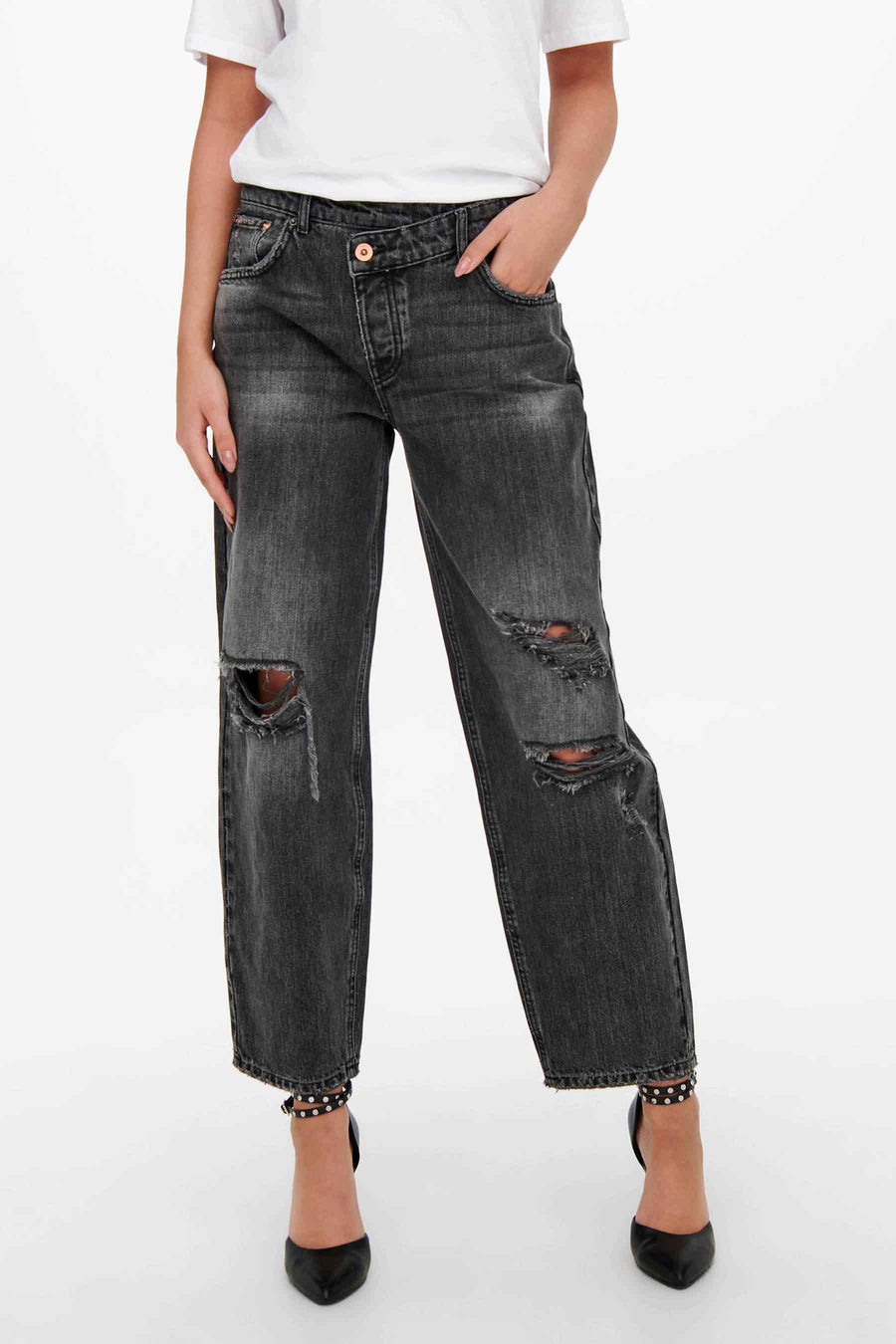 Boyfriend jeans - zwart - ONLY® - 3