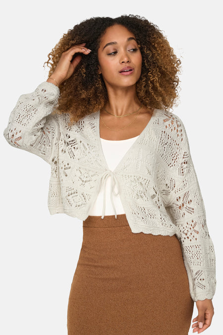 ONLBEACH LIFE 7/8 O-N CARDIGAN KNT NOOS