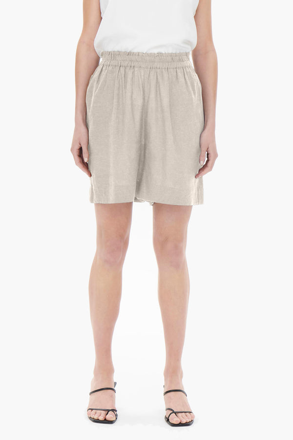 ONLTOKYO HW LINEN BLEND SHORTS PNT NOOS