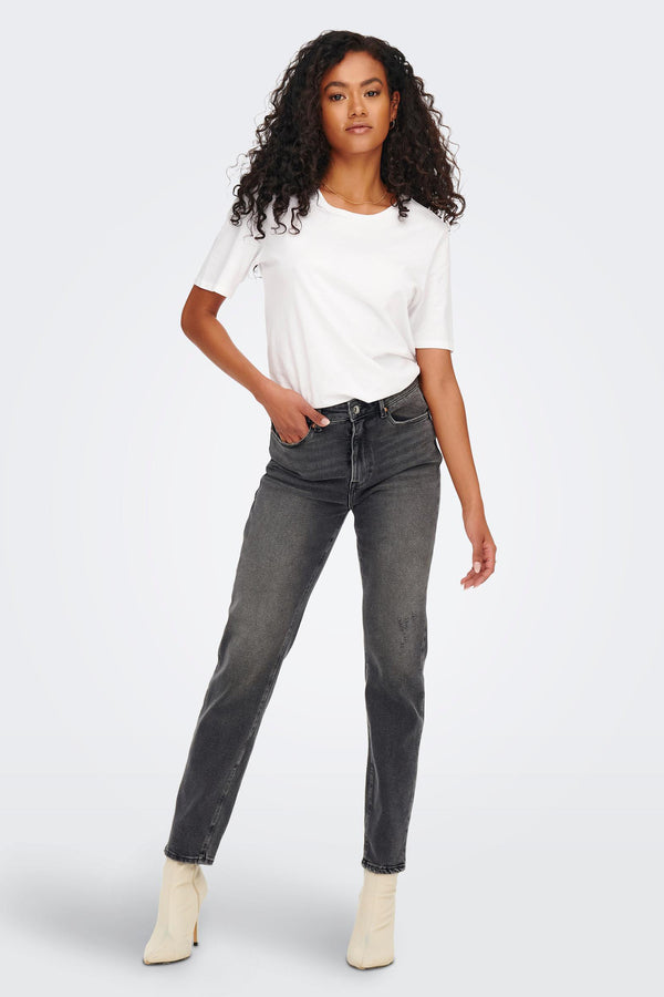 Mom Jeans Dark grey denim - ONLY®