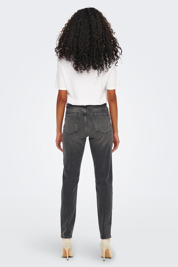 Mom Jeans Dark grey denim - ONLY®