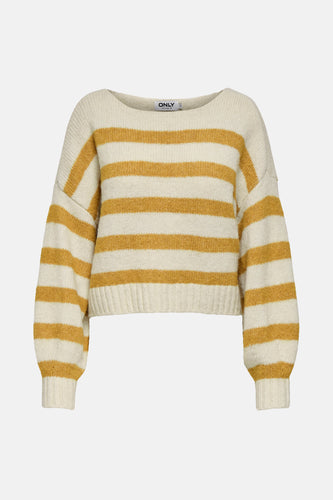 Pull met ronde hals - ecru - ONLY® - 4