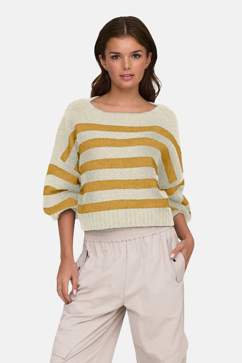 ONLAYA LIFE L/S BOATNECK CC KNT