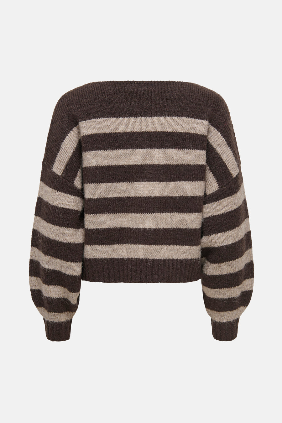 Pull met ronde hals - Seal Brown