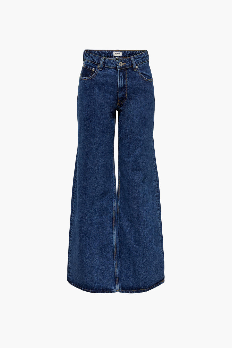 Wide jeans - mid blue denim