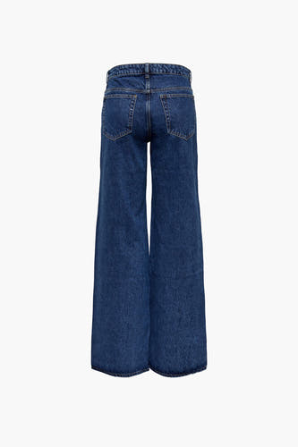 Wide jeans - mid blue denim