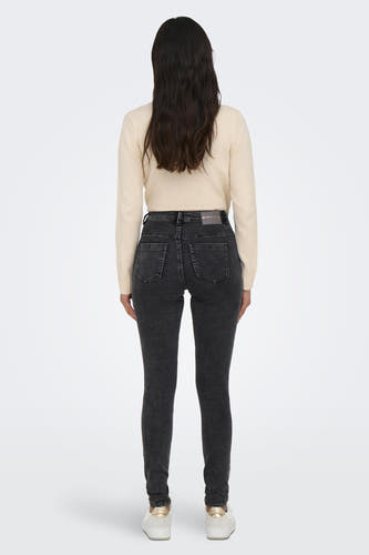 Skinny jeans - dark grey denim