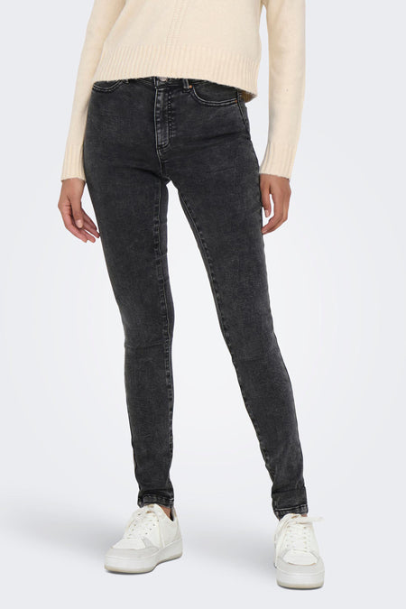 Skinny jeans - dark grey denim